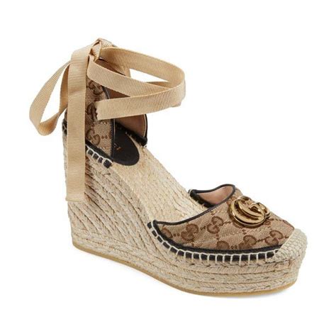 gucci shoes wedge heels|gucci wedge price.